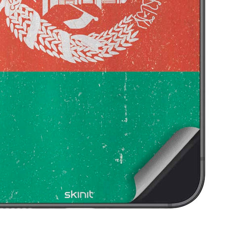 Afghanistan Flag Distressed Galaxy S25 Skin